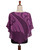 Blouses chiffon design shown from the back, featuring bold hummingbird artwork by Paul Windsor. View Product Image