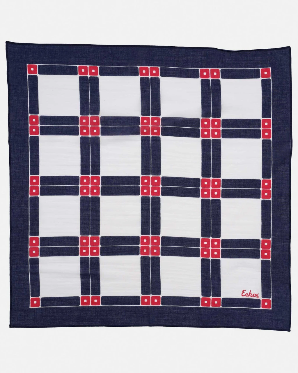 Red, White, and Blue Domino Bandana
