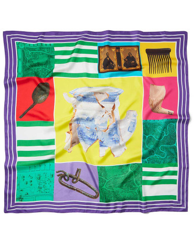 Sheila Bridges Seneca Village Square Silk Scarf | Shop Smithsonian