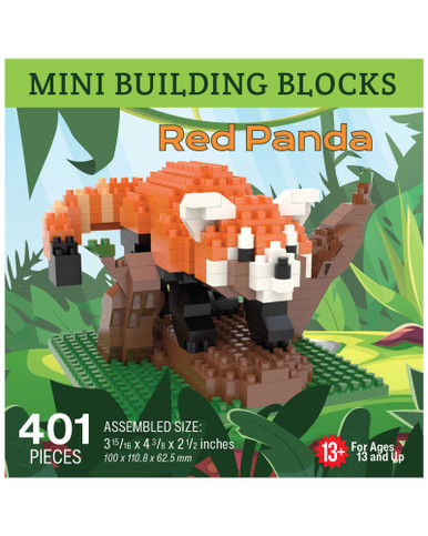 Red Panda Mini Blocks Kit | Shop Smithsonian Store