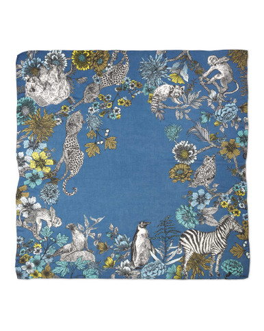 Fauna and Flora Square Scarf | Shop Smithsonian Store