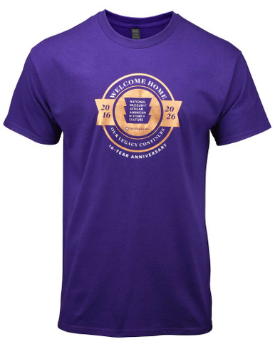 NMAAHC 10th Anniversary Purple Unisex T-Shirt | Shop Smithsonian Store