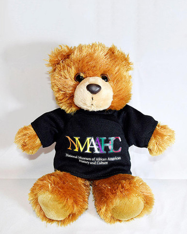 African American History and Culture Museum Plush Bear with Museum Logo  T-Shirt