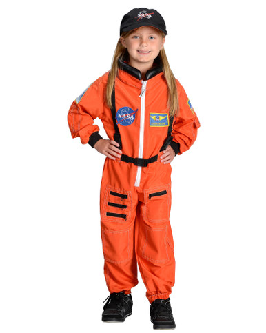 Nasa Orange Nasa Spacesuit Hoodie Kids Astronaut Costume NASA