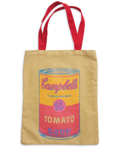 Campbells Soup Can Bag 60s Pop Art Andy Warhol RARE Tote Bag Beach Bag  Vintage