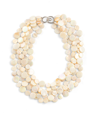 5-Strand Mother of Pearl Necklace | Shop Smithsonian Store