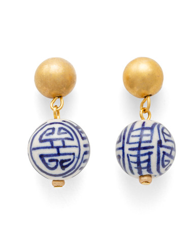 アクセサリー All blues Pearl earring 24k gold vermeil All Blues Pearl Earrings Polished Vermeil – Neighbour