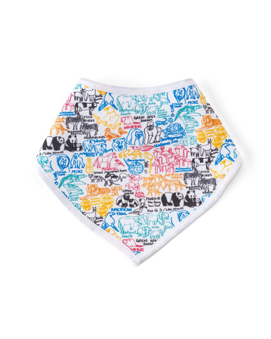 National Zoo Bandana Bib | Shop Smithsonian Store