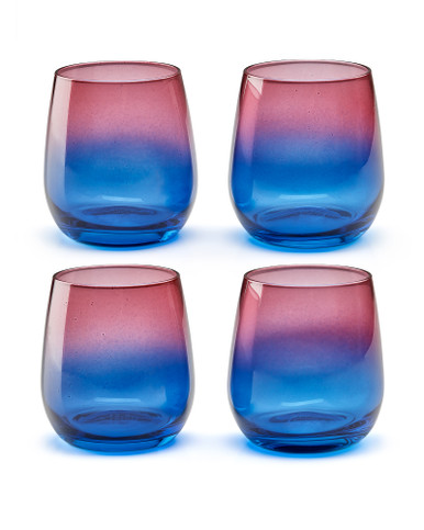 Stemless/universal Wine Glass4 Outdoor Wine Glasses Blacksmith