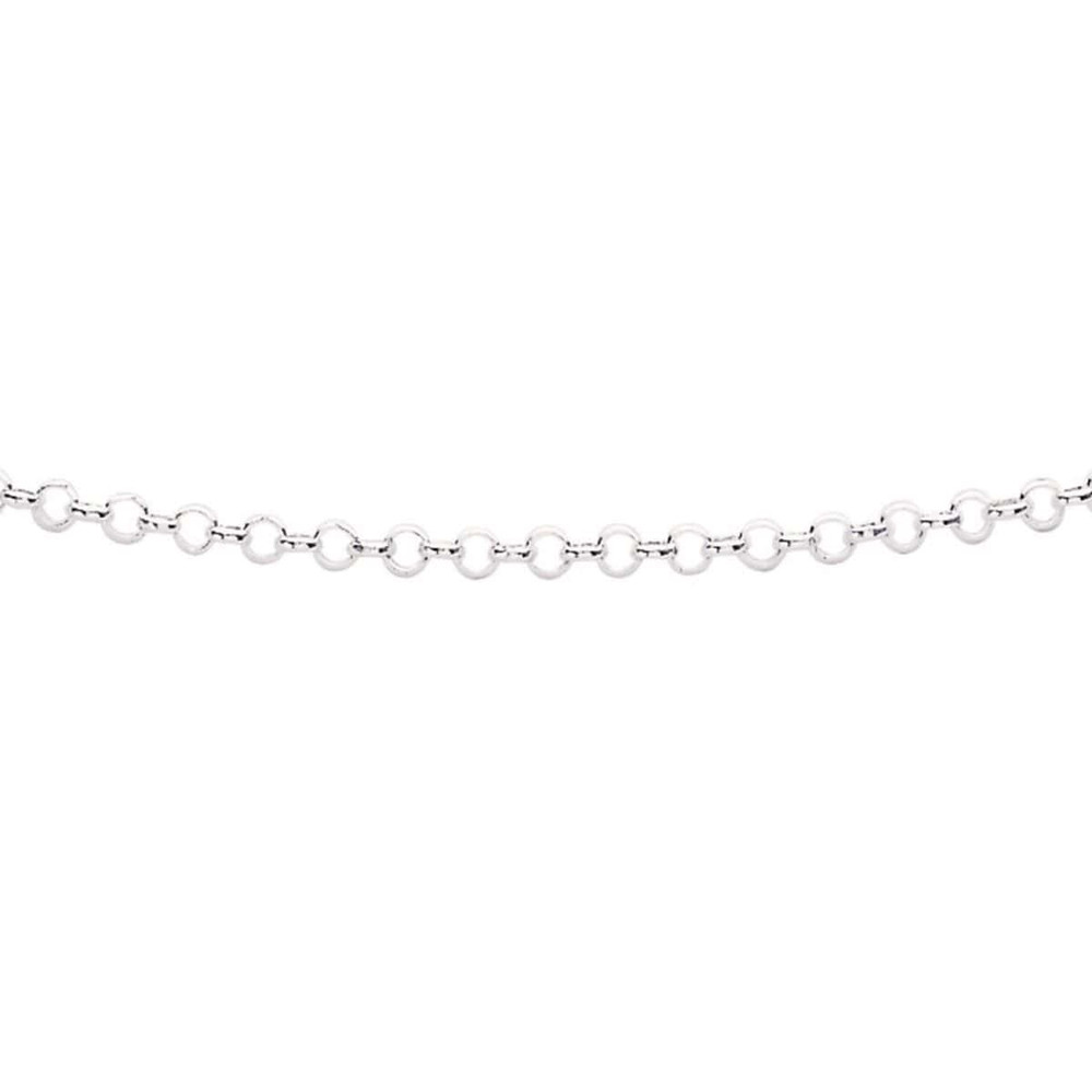 Ladies Silver 18’’ Round Belchar Chain