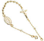 9kt Yellow Gold Rosary Bracelet