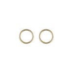 9kt Yellow Gold Circle Earrings