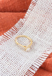18kt Yellow Gold 0.31ct Round Brilliant Halo Diamond Engagement Ring 2