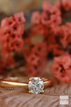 18kt Rose Gold 0.70ct G VS1 Classic Round Brilliant Solitaire Diamond Engagement Ring 3