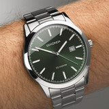 Sekonda Gents Stainless Steel Green Dial Bracelet Watch 2 Sekonda Gents Stainless Steel Green Dial Bracelet Watch 2