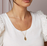 Laura Ashley Gold Plated Sterling Silver Farlington Flower Pendant & Chain 2 Laura Ashley Gold Plated Sterling Silver Farlington Flower Pendant & Chain 2