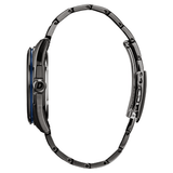 Citizen Gents Eco-Drive Dark Stainless-Steel Bracelet Watch Side View Citizen Gents Eco-Drive Dark Stainless-Steel Bracelet Watch Side View