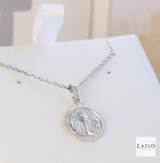 Sterling Silver Small Chalice Medal & Chain 2