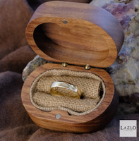 Gents 9kt Yellow Gold Lightweight 5mm Court Wedding Ring 1