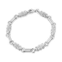 Sterling Silver 7.5’’ Celtic Knot Bracelet