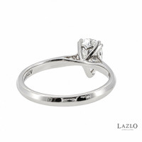 Andre Michael 9kt White Gold Pear Cut 1ct D/E VS1 Solitaire Laboratory Diamond Ring 3