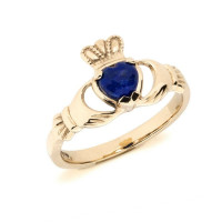 Lapis Lazuli Claddagh Ring