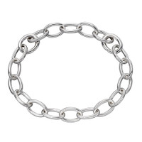 sterling silver open link bracelet