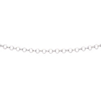 Ladies Silver 18’’ Round Belchar Chain