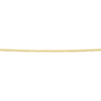 Ladies Silver & Gold Plated Diamond Cut Extendable 16-18’’ Curb Chain