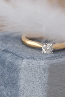 18kt Rose Gold Solitaire 0.38ct Diamond Engagement Ring 5