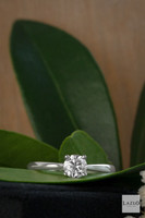 18kt White Gold Classic Claw Round Brilliant F SL1 0.50ct Solitaire Diamond Ring 3
