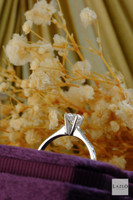 18kt White Gold Solitaire Channel Set 0.40ct G SlL1 Diamond Engagement Ring 3