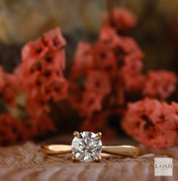 18kt Rose Gold 0.70ct G VS1 Classic Round Brilliant Solitaire Diamond Engagement Ring  1