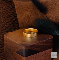 Gents 9kt Yellow Gold 5mm Easy Fit Wedding Band 1