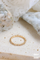 18kt Rose Gold Full Diamond Set Art Deco Style Diamond Wedding Ring 4