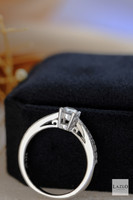 Sterling Silver CZ Solitaire Promise Ring 5