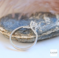 18kt White Gold Classic 0.55ct D SL1 Laboratory Round Brilliant Solitaire Ring 6