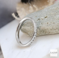 18kt White Gold 2.75mm 0.38ct Channel Set Diamond Band 3