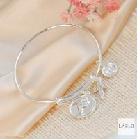 Silver Plated Communion Chalice & Cross Bangle 4