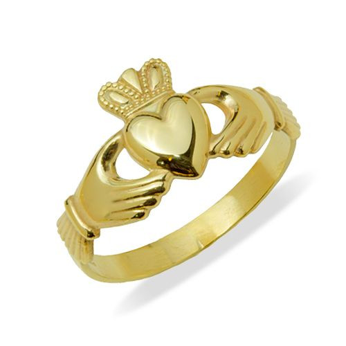 Yellow Gold Traditional Claddagh Ring