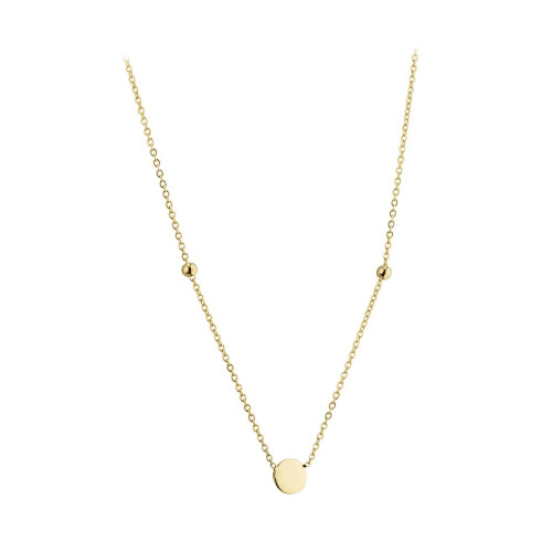 9kt Yellow Gold Disc & Ball Necklet 9kt Yellow Gold Disc & Ball Necklet