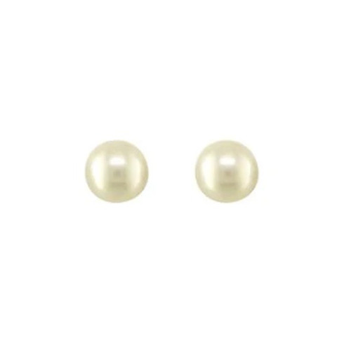 9kt Yellow Gold 6mm Freshwater Pearl Stud Earrings 1