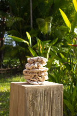 Natural Handmade Scrunchie Lotus/Kapok Blend
