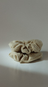 Natural Handmade Scrunchie Lotus/Kapok Blend