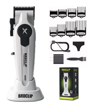 BRDCLIP FA1C NEW 7500RPM Barber Professional Hair Clipper High Speed Motor 2500mAh Electric Trimmer DLC Blade With Base