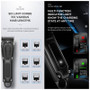 KEMEI KM-1071 Rechargeable hair clipper black