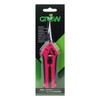 Grow1 Pink Trimming Shears, Curved Blade Scissors