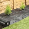 GROW1 Landscape Ground Cover Weed Mat Barrier Black 3ft x