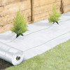 GROW1 Landscape Ground Cover Weed Mat Barrier White 6ft x