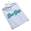 Dope Trays x San Jose – White Background Teal logo